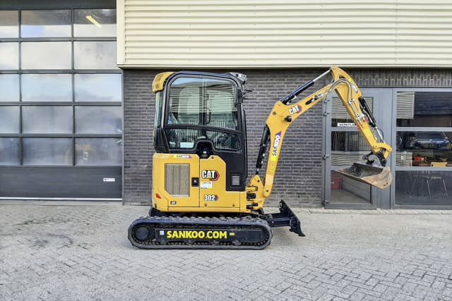 CAT 302 CR minigraver voor werkzaamheden op kleine locaties
