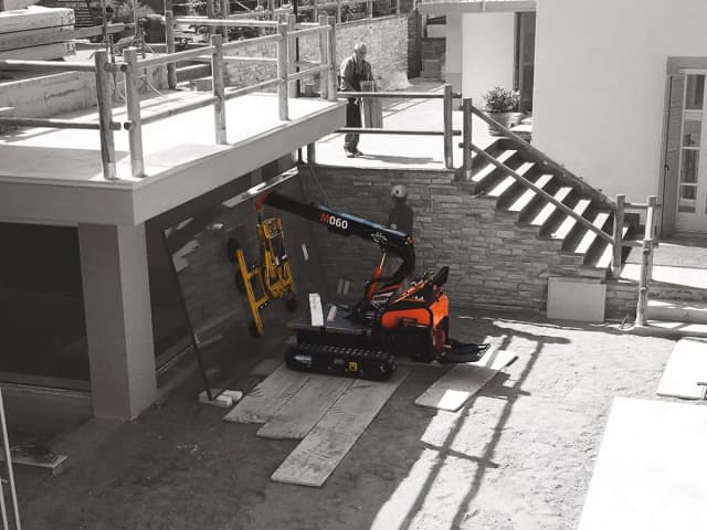 BG Lift M060 compacte hijskraan voor werkzaamheden op locatie