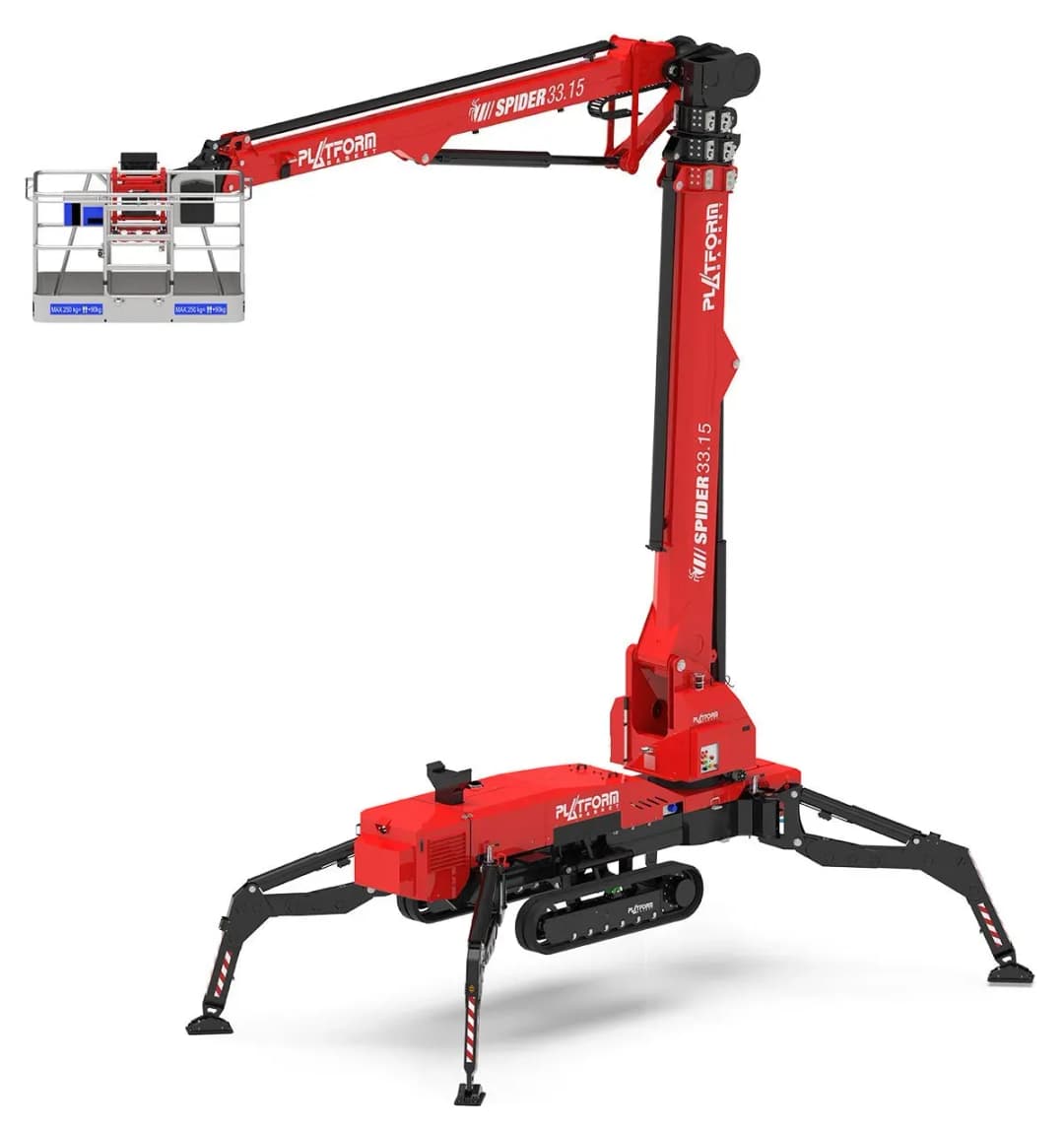 Platform Basket 33.15 compacte spinhoogwerker op rupsen
