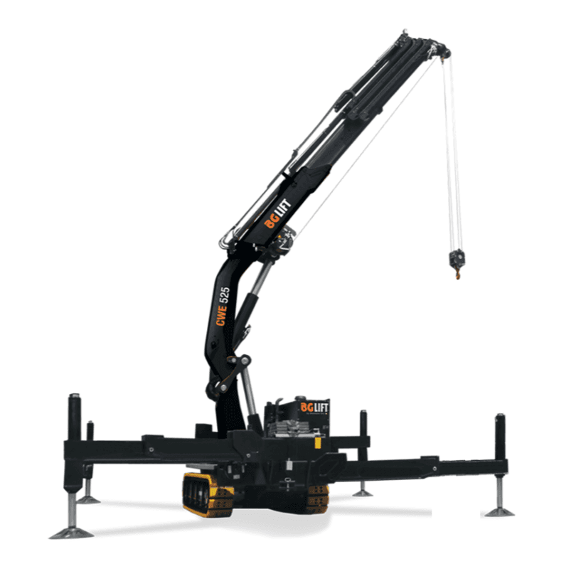 Bg Lift CWE525 rupshijskraan voor het hijsen van zware materialen