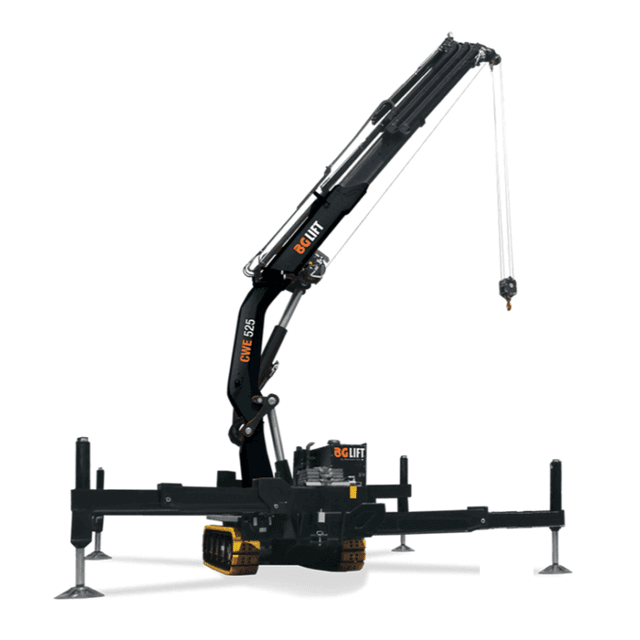 Bg Lift CWE525 rupshijskraan voor het hijsen van zware materialen