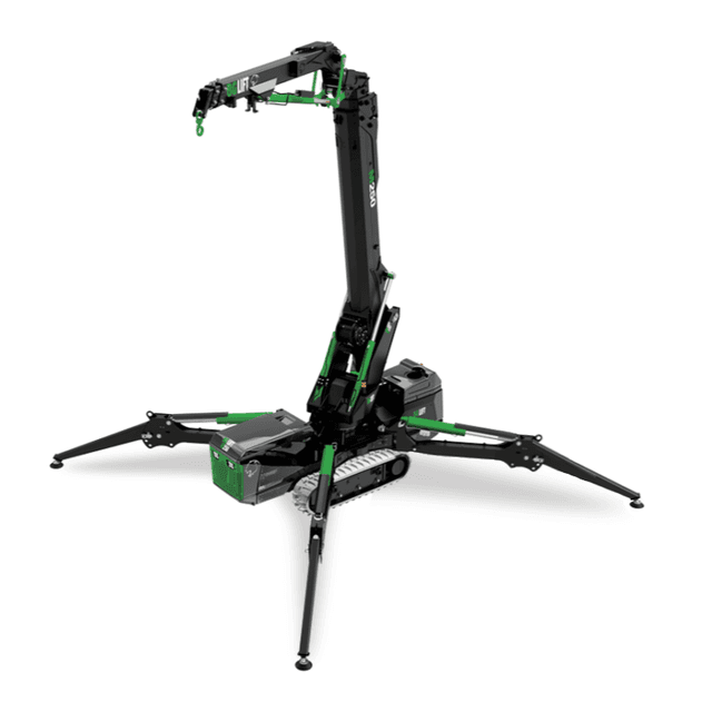 Bg Lift M250 Li-ion rupshijskraan hijsen en glas plaatsen