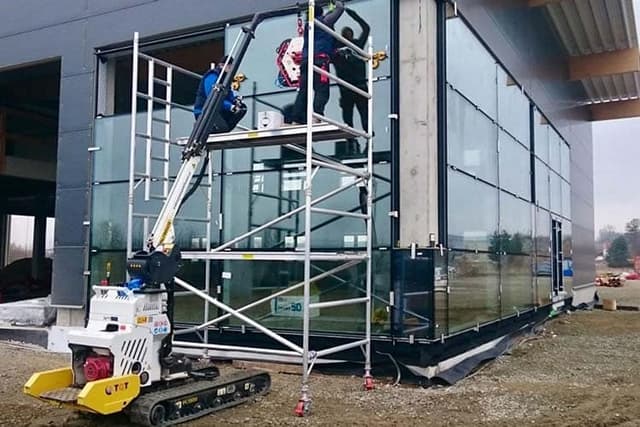 Robby 900 glasrobot voor nauwkeurige montage van glas en ramen