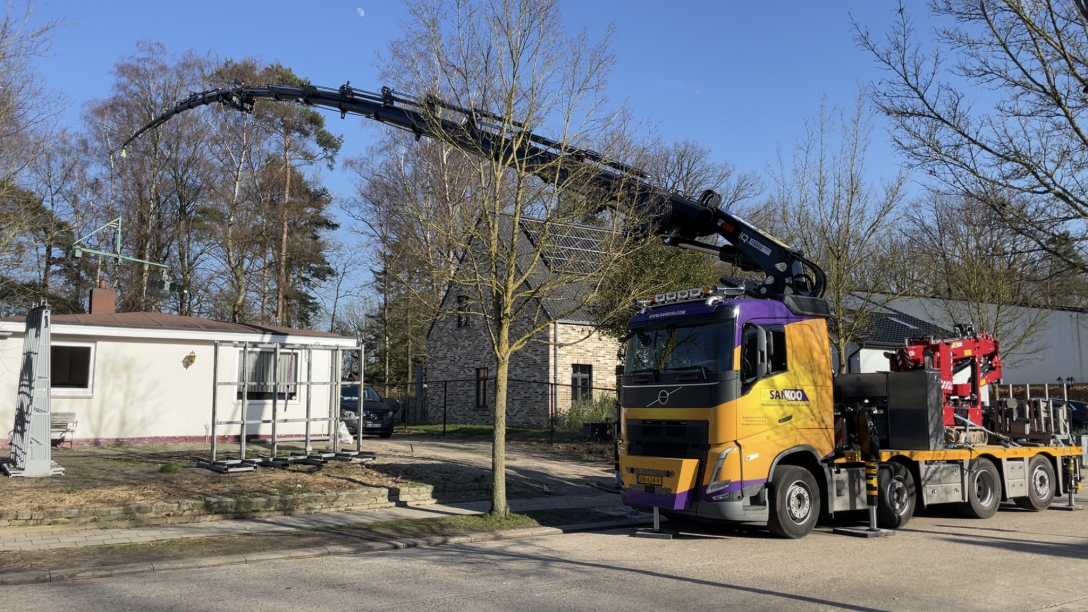 Autolaadkraan van 110 tonmeter voor zwaar hijswerk