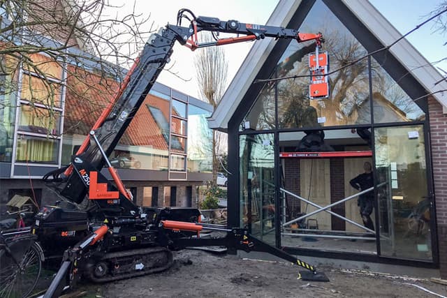 Compacte BG Lift M250 minihijskraan