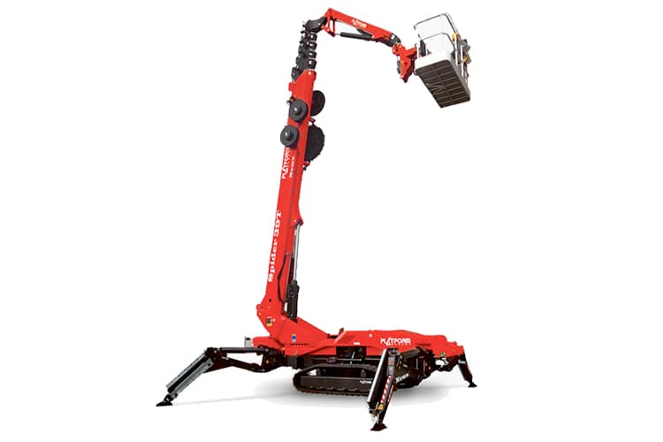 Uitzonderlijke werkhoogte en reikwijdte