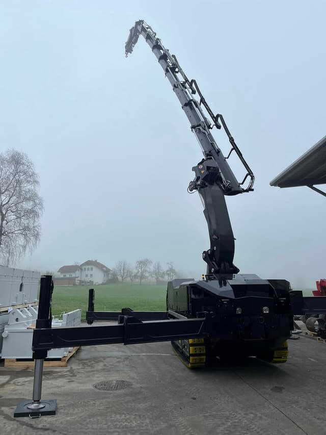 Zaunrith ZRK1000 minihijskraan Zaunrith ZRK1000 minihijskraan op rupsen