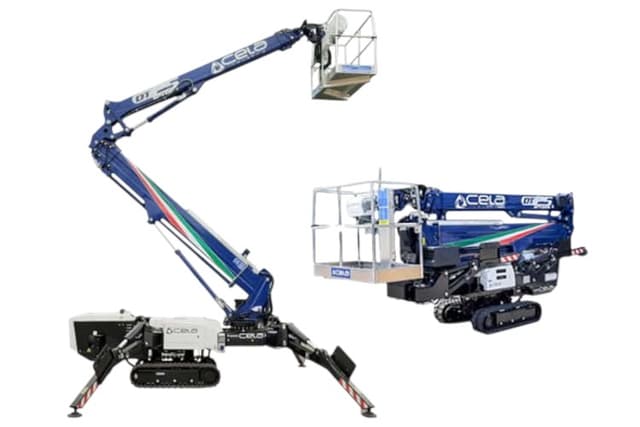 Cela spinhoogwerker voor hoogtewerk Cela DT Crawler 25 spinhoogwerker voor veilig en efficiënt hoogtewerk
