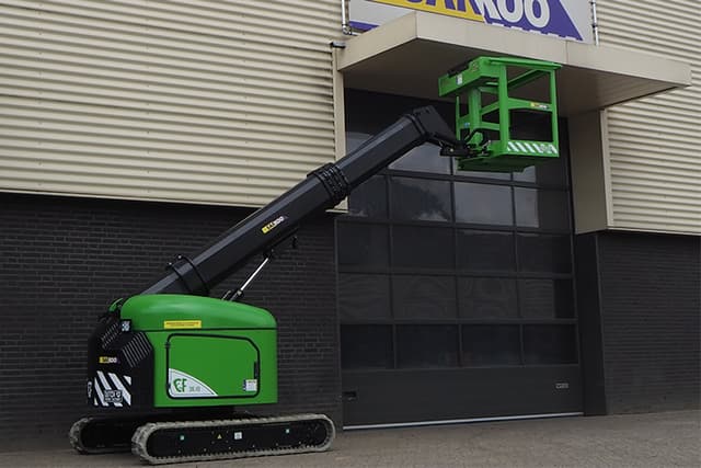 Dutch CF36.10 compacte rupskraan Dutch CF36.10 compacte rupskraan voor hijswerkzaamheden