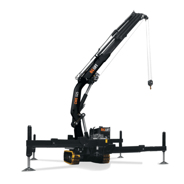 Bg Lift CWE525 rupshijskraan Bg Lift CWE525 rupshijskraan voor het hijsen van zware materialen