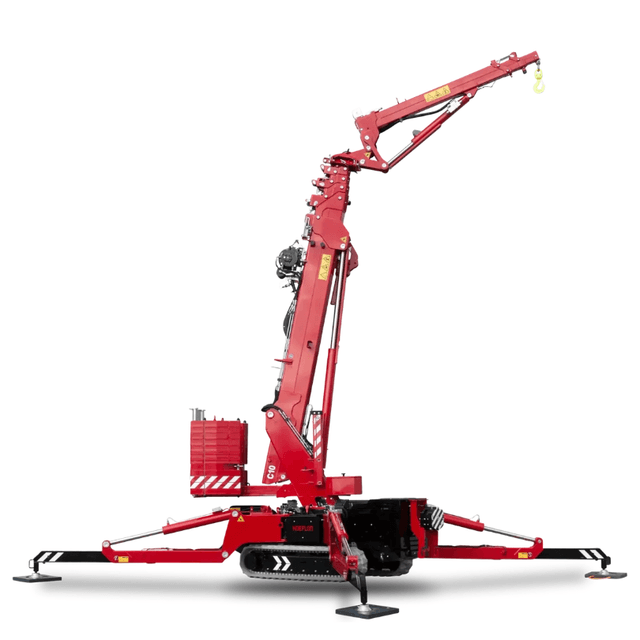 Hoeflon C10 minihijskraan huren Hoeflon C10 minihijskraan huren voor professioneel hijswerk