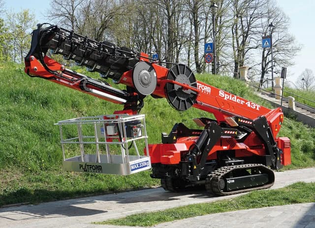 Compacte Platform Basket spinhoogwerker Compacte Platform Basket 43T spinhoogwerker voor werken op hoogte