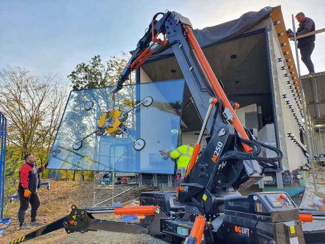 BG Lift M250 voor bouw en montage BG Lift M250 compacte minihijskraan voor bouw en montage