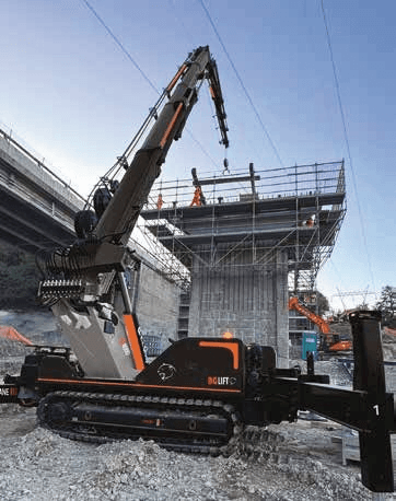 BG Lift M4000 rupskraan BG Lift M4000 compacte rupskraan voor het hijsen van zware lasten