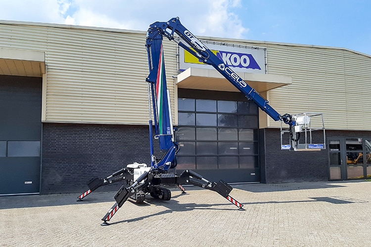 CELA DT Crawler Spyder 25 mobiele hoogwerker voor werkzaamheden op locatie