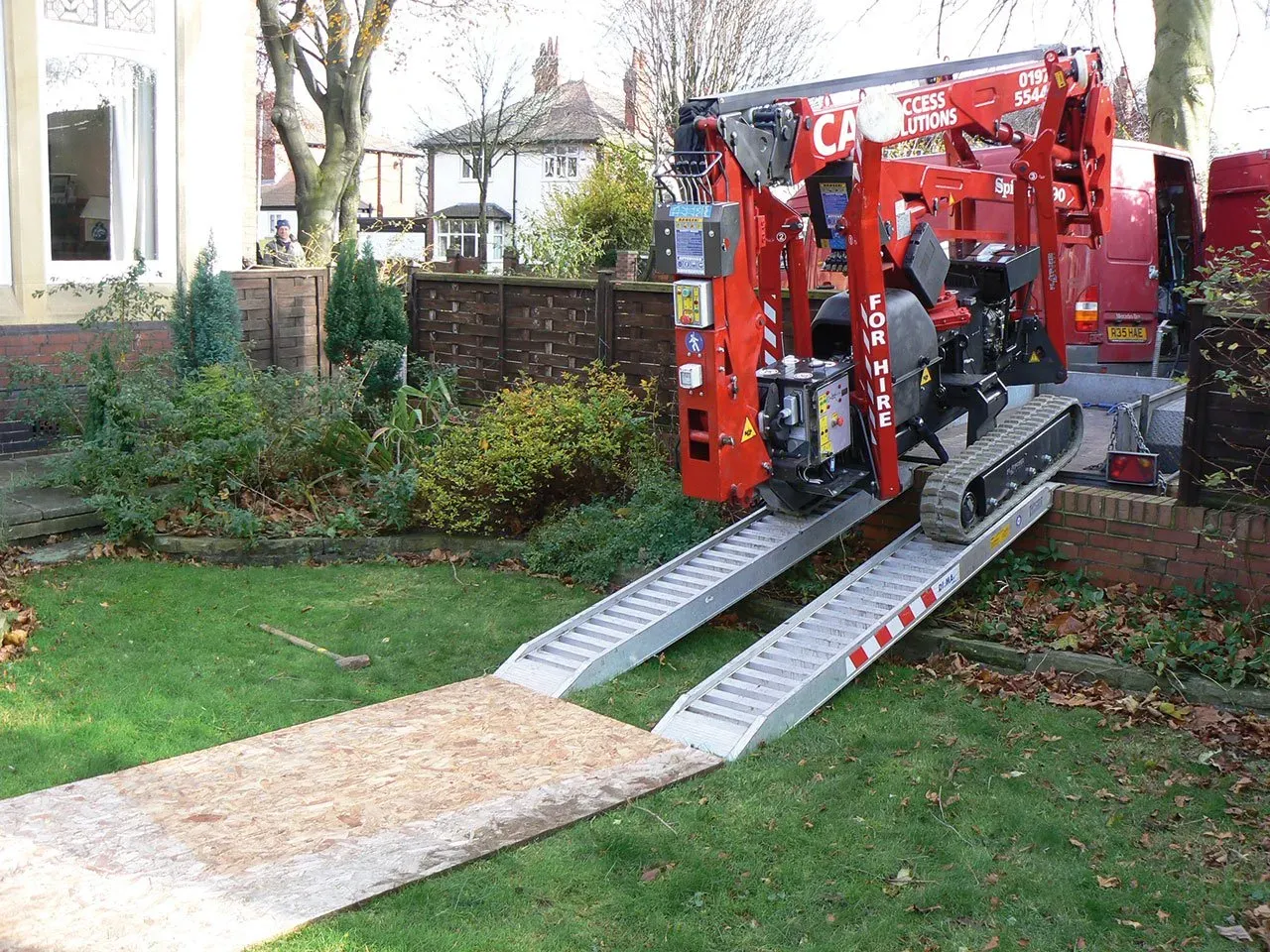 Platform Basket 13.80 spin hoogwerker voor veilig werken op hoogte