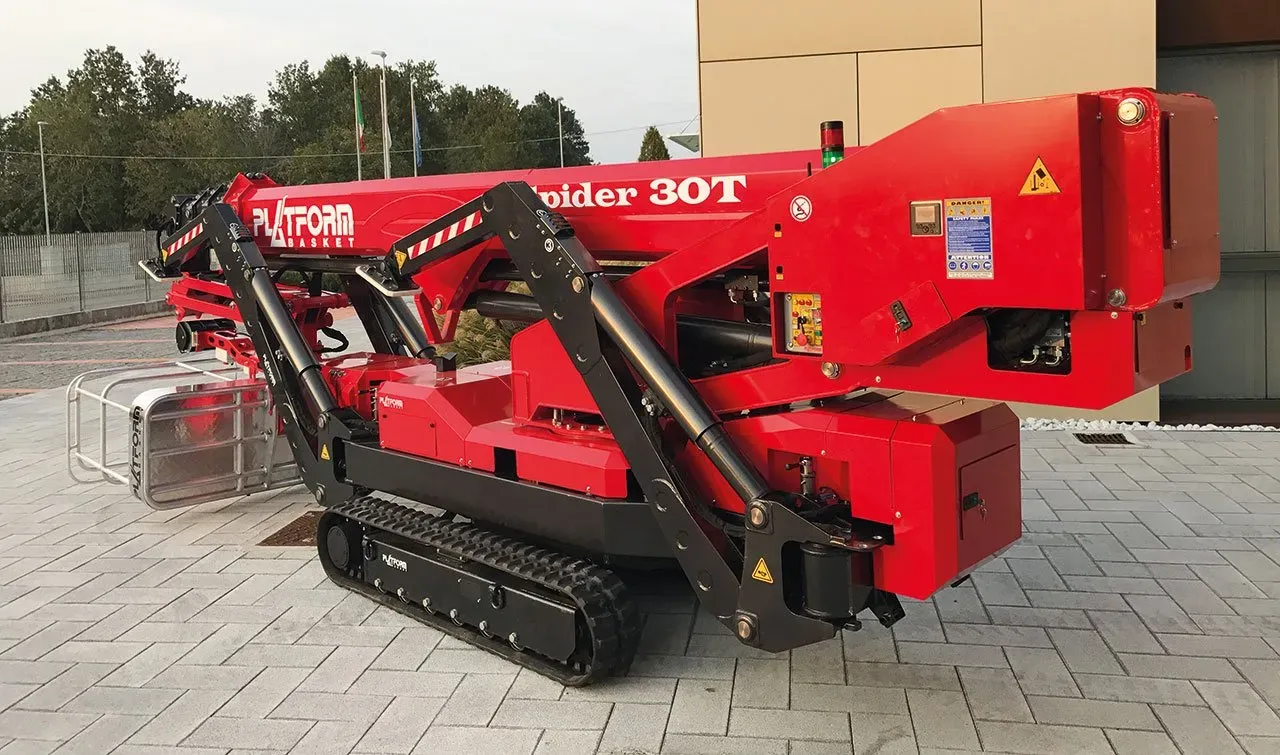 Platform Basket 30T spinhoogwerker Platform Basket 30T spinhoogwerker op rupsen voor werkzaamheden op hoogte