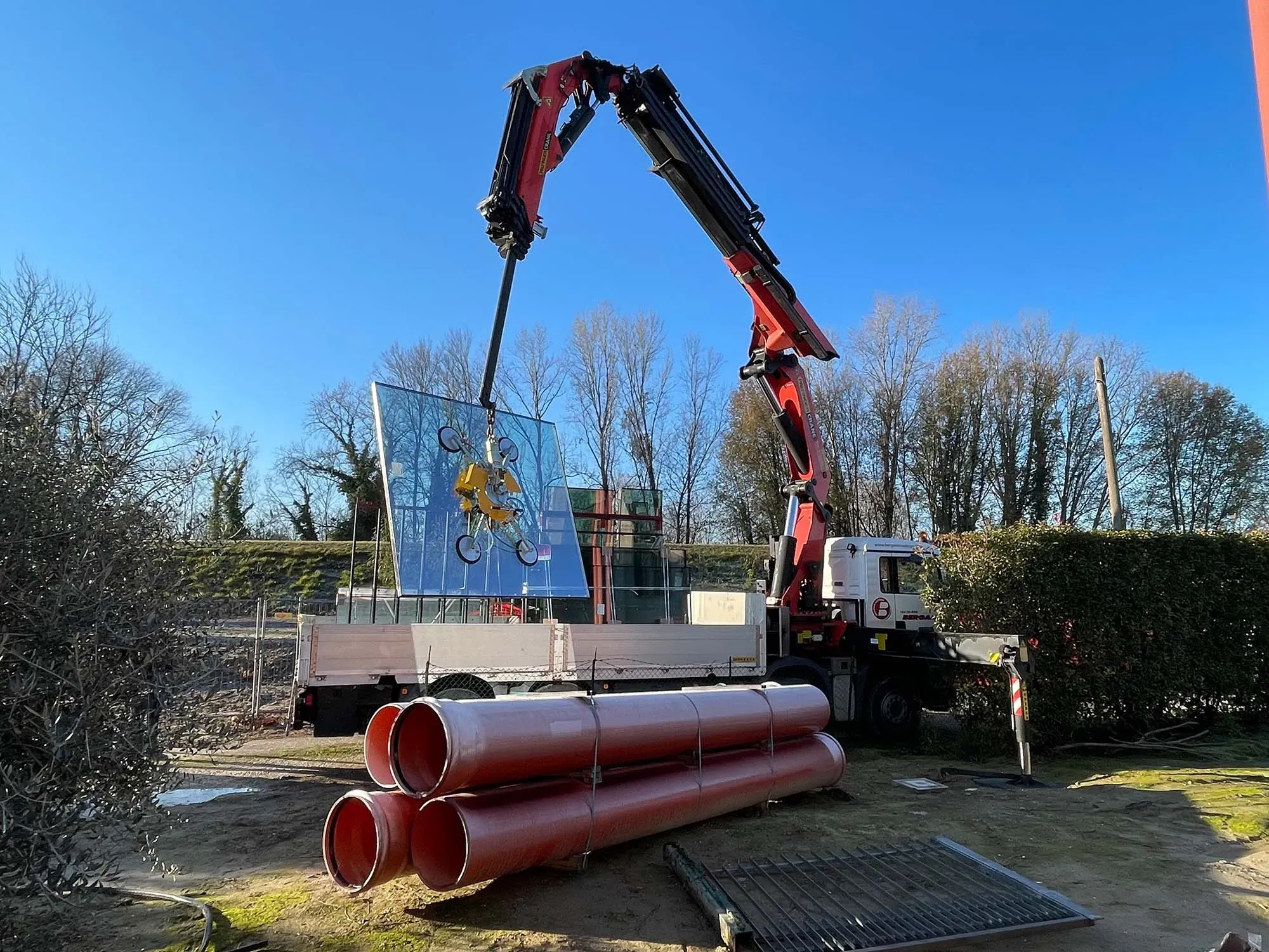Righetti glaszuiger voor glas hijsen Righetti glaszuiger voor het hijsen en transporteren van glas