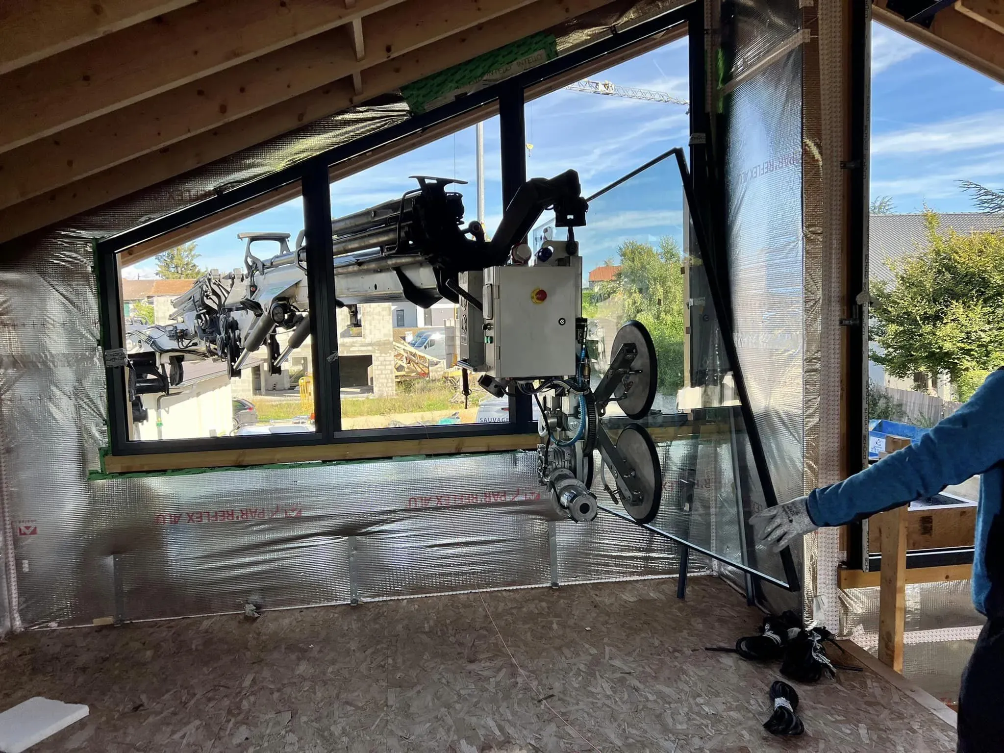 Righetti VB4 RCEBE glaszuiger huren Righetti VB4 RCEBE glaszuiger voor het tillen en monteren van glas