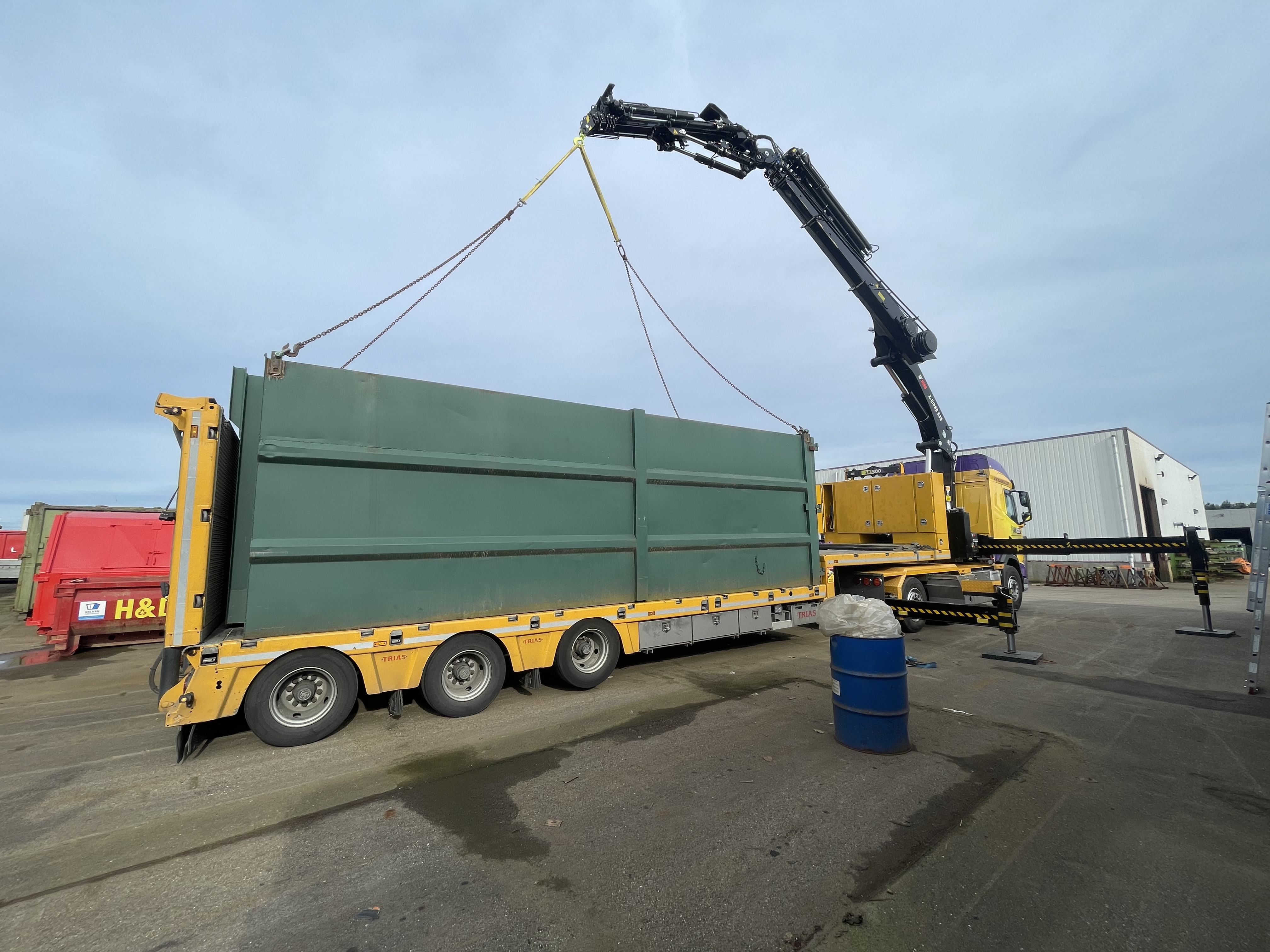 Autolaadkraan van 57 tonmeter voor zwaar hijswerk