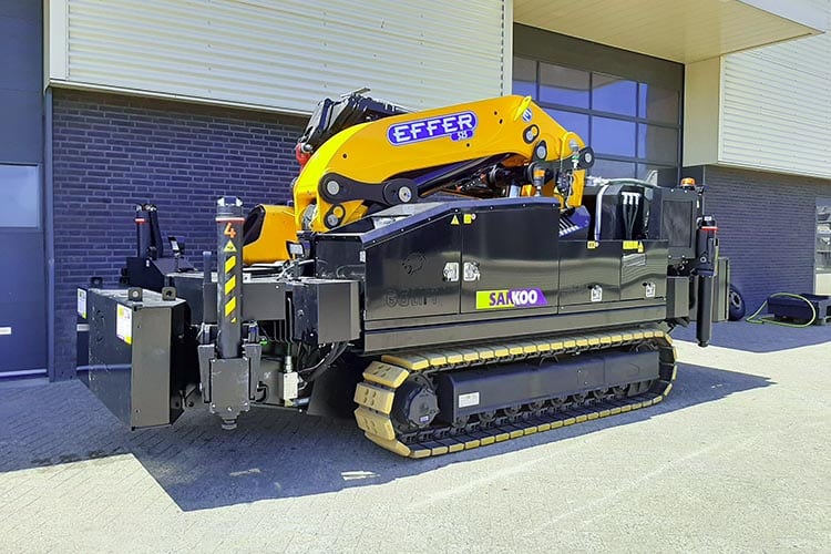 BG Lift CWE525 minihijskraan voor het hijsen en monteren