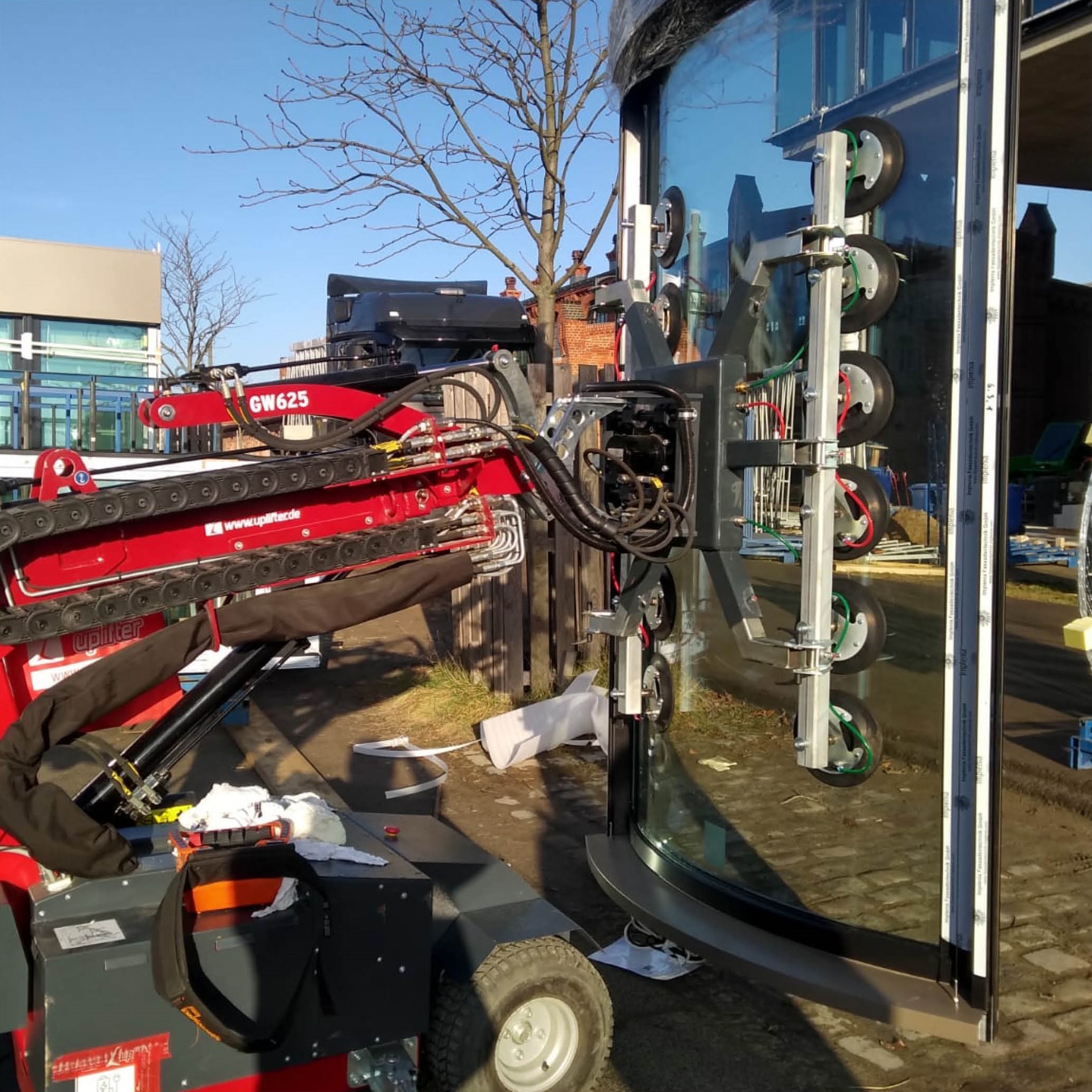 Glassworker GW625 glasrobot voor bouw en renovatie Glassworker GW625 compacte glasrobot voor bouw en renovatie