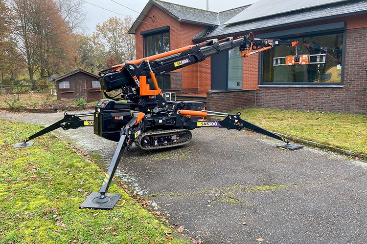 BG Lift M250 compacte minihijskraan voor bouw en montage