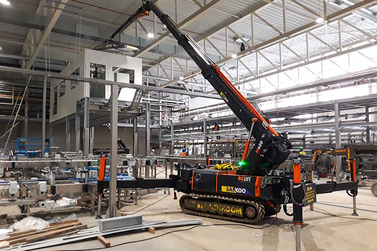 BG Lift M250 minihijskraan voor bouw-, montage- en installatiewerk